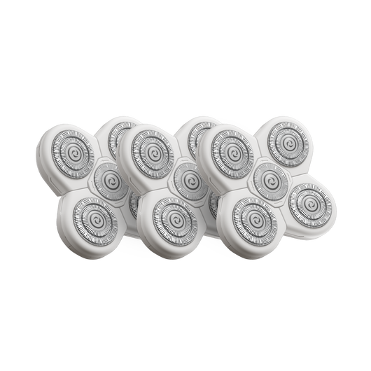 Close-up of Freebird FlexSeries® Blade Refill for Women, featuring ScalpSafe™ Technology, on a white background.
