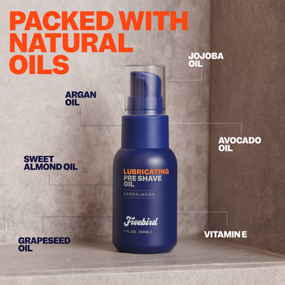 Lubricating Pre Shave Oil